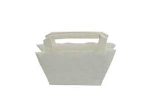 Bolsa de Compras de Papel Kraft Blanca Marca Carte Dozio Hecha en Italia, con Asas Planas, Tamaño 18+8X24 cm, Paquete de 25 Piezas, Bolsa de Regalo - Product Image 2