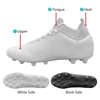 Greatshoes Bottes de Football Personnalisées les Moins Chères pour Garçons, Chaussures de Soccer d'Extérieur pour Enfants, Chaussures de Football Vert Phantom