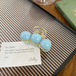 YJL Accessori per Capelli da Donna Disponibili, Fermagli in Plastica Color Crema con Perle di Diverse Dimensioni, Clip a Squalo, Consegna Rapida - Product Image 5