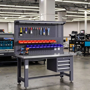 Roestvrijstalen Esd-Werkbank Zware Anti-Corrosie School Laboratorium Werkplaats Meubilair Met Modern Design - Product Image 1