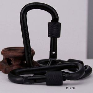 Custom #8 Durable Lightweight Custom Logo Keychain Hook Security Spring Gate Aluminum D Ring Locking Carabiner for Outdoor Use - Product Image 4