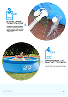 INTEX 28110 — piscine gonflable 10 pieds x 30 pouces, ensemble facile, piscines hors sol pour extérieur et intérieur, nouveauté