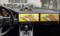 Reproductor de DVD para Auto Doble de 12.3 Pulgadas, Radio Android con Pantalla Táctil, Navegación GPS, Carplay para Porsche 911 Boxster Cayman 2012-2019