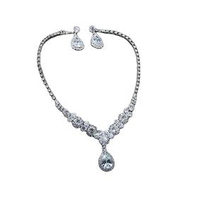 Juego de Joyería de Cristal Amatista de Alta Calidad para Bodas Cristianas Románticas, Collar y Aretes para Mujeres, Fiestas y Ocasiones Especiales - Product Image 6