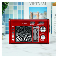 Waxiba – Radio de table Fm / Am / Sw Portable XB-862BT, stéréo pleine bande avec torche