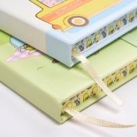 Journal personnalisé avec impression A5 A6 A7, fournitures de bureau personnalisées, carnet à couverture rigide simple et mignonne avec bande élastique