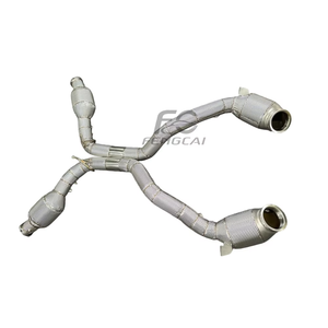 Échappement professionnel Decat pour Mercedes-AMG G63 W464 G500 4.0T V8 2019+ à haut débit, modification automobile, logo personnalisé - Product Image 4