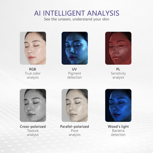 Analizador de Piel con IA de 8 Espectros Moji K33, Dispositivo Profesional de Diagnóstico Facial, Escáner Facial <span class=keywords><strong>3D</strong></span> - Product Image 4