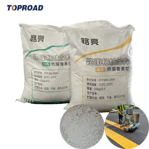 TOPROAD黄色和白色高速涂装热塑性粉末涂料道路标记热塑性涂料供应商