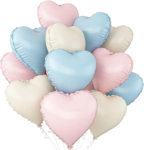 Customizable VANTUR Brand Wedding <b>Decoration</b> 18 Inch Foil <b>Balloon</b> Helium Birthday Party Aluminum Foil Pure Color Heart Shaped - Product Image 1
