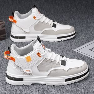 Zapatillas Deportivas de Moda para Hombre, Estilo Casual, Transpirables, Blancas, con Suela Gruesa para Aumentar la Altura, Combinables con Todo, para Otoño - Product Image 3