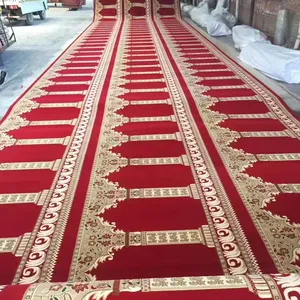 Culto coperta grande tappeto pieno di moschea personalizzato in dimensioni e colore tappeto per pregare