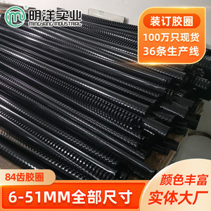 ห่วงพลาสติก PVC แบบวงรี 84 ฟัน สำหรับเอกสารแบบถอดได้และสัญญา - Product Image 5