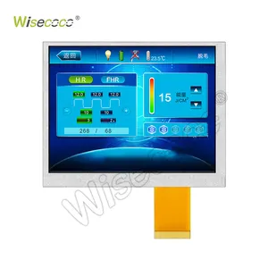 Wisecoco工厂价格5.6英寸RGB 640*480 350cd/m2支持液晶显示器整体定制稳定供应
