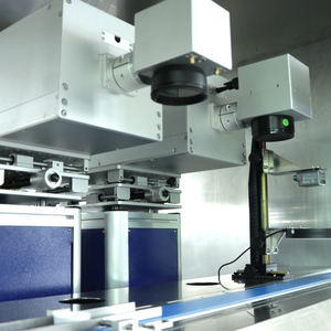 Máquina Automatizada de Marcado de Códigos QR de 36000pcs/h, Alimentador Automático de Tapas de Botellas, 2 Láseres UV de 15W, Refrigeración por Agua, Detección de Defectos, Compatible con DXF/PLT - Product Image 2