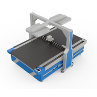 Cutter automatique CNC à couteau oscillant Suke, contrôlé par PLC, pour tissus et cuir, zone de travail 1600x2500mm, vitesse 1500mm/s