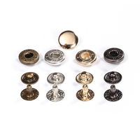Boutons-pression en laiton sur mesure, fabrication en usine, boutons-pression métalliques