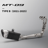 Embouts d'échappement sans lacet pour moto Motocross Systèmes complets pour YZF MT09 R9 FZ09 XSR900 Tracer 9 900 GT 2021 2025