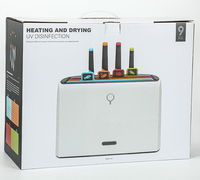 Meilleur ensemble d'ustensiles de cuisine intelligents : planche à découper et couteaux, support de séchage et stérilisateur pour cuisine, coffret cadeau ABS