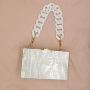 スタイリッシュなマルチカラートレンディな分厚い樹脂チェーンバッグハンドルクリエイティブDIYファッションバッグアクセサリーに最適 - Product Image 4