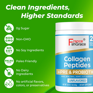 Bubuk kolagen peptida organik 454 g suplemen hidrolisat kolagen untuk suplemen peptida kolagen dewasa - Product Image 4