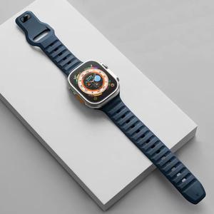 EASILIFE-Bracelet de montre en caoutchouc FKM <span class=keywords><strong>pas</strong></span> <span class=keywords><strong>cher</strong></span> en stock, quantité minimale de commande bas, pour <span class=keywords><strong>Apple</strong></span> Iwatch Ultra 38mm 40mm 42mm 44mm 45mm 49mm - Product Image 3