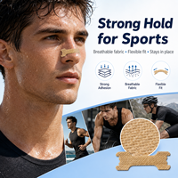 Bandes nasales dilatatoires parfumées à la lavande pour le sport, personnalisables selon le teint de la peau, 50 unités, performance OEM, anti-ronflement avancé