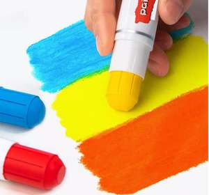 Custom 6 12 18 Colors Kids Non Toxic Washable Crayon Face Tempera Solid Paint Rotating <b>Stick</b> Set - Product Image 1