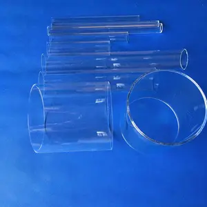 Custom Shape Specifications Quartz Tube Transparent Quartz Glass Tube