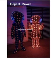 Costume de Robot de danse à LED à changement de couleur Costume de Robot lumineux pour la scène et la fête