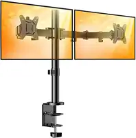 MG supporto da scrivania doppio LED LCD da 13 a 27 pollici supporto da tavolo per Monitor, resistente completamente regolabile per 2 schermi