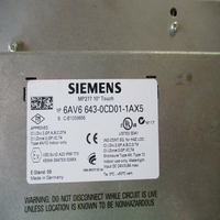 Pantalla Táctil de Interfaz de Operador Simatic Mp277 6av66430cd011ax5