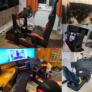 Cadre en aluminium Simracing Cockpit de base bon marché Conception simple pour un usage domestique - Product Image 5