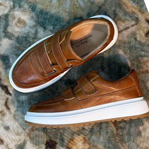 Zapatos Casuales de Negocios para Hombre, de Cuero Genuino, con Suela Gruesa, a la Moda, para Primavera, Verano y Otoño, con Plataforma y Amortiguación - Product Image 2