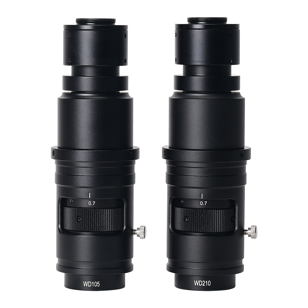 Optical 0.7X-5X Magnification C-Mount Objective <strong>Zoom</strong> <strong>Lens</strong> 180X 120X Parfocal Monocular Microscope <strong>Lens</strong> for 50mm C Mount Camera