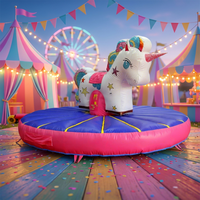 Cheval gonflable licorne WINSUN pour enfants / Cheval à bascule gonflable pour tout-petits
