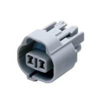 Conector automotriz de plástico eléctrico, conector automático de arnés de cables hembra, 2 unidades