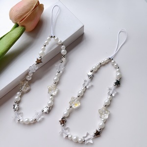 Charme de téléphone <span class=keywords><strong>portable</strong></span> étoile perle collier de perles téléphone <span class=keywords><strong>portable</strong></span> caméra porte-clés portefeuille <span class=keywords><strong>pendentif</strong></span> à breloque <span class=keywords><strong>pour</strong></span> les femmes - Product Image 1
