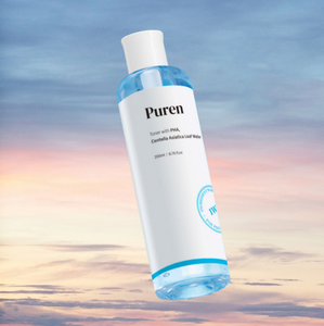 Tónico Facial Puren para Piel Sensible en Periodo de Embarazo con Agua de Hoja de Centella Asiática y PHA Exfoliación Suave 200mL pH 5.5 - Product Image 1