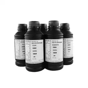 엡손 Dx4 Dx5 Dx7 Dx8 Dp600 Tx800 프린터 용 1L 소프트 하드 중립 리필 LED 치료 가능한 UV 인쇄 잉크