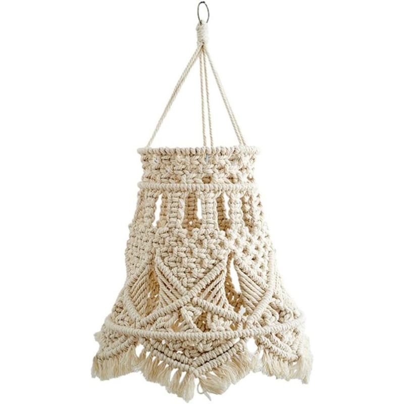 Handmade Modern Macrame Pendant Light Cover