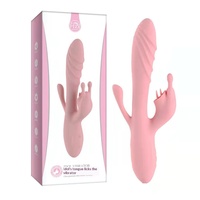 Idol Zungen-Vibrator für Frauen, Beheiztes Wiederaufladbares 60 Dezibel Massagegerät, Verführerischer AV-Stick für Erwachsene