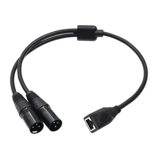 Cables & commonly used accessories XLR 3PIN/5PIN Female To RJ 45 Female Network Adapter short connector Audio Snake Cable
