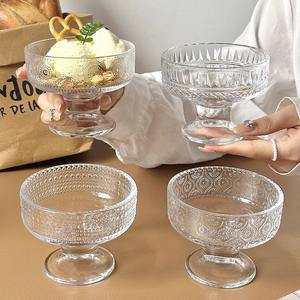 Gobelets à dessert en verre sculptés en forme de pied de <span class=keywords><strong>nain</strong></span>, bols à glace pour sundae et noix, coupes à parfait aux fruits, verres à cocktail pour les fêtes - Product Image 2