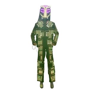 Nouveaux costumes lumineux à LED avec changement <span class=keywords><strong>de</strong></span> couleur RVB et casques pour discothèque, danse, DJ - Product Image 4