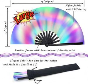 Abanico Plegable de Bambú de Alta Calidad de 13 Pulgadas para Kung Fu y Tai Chi, Diseño Chino Personalizado con Efecto de Brillo UV, 33 cm, Regalos Empresariales - Product Image 5