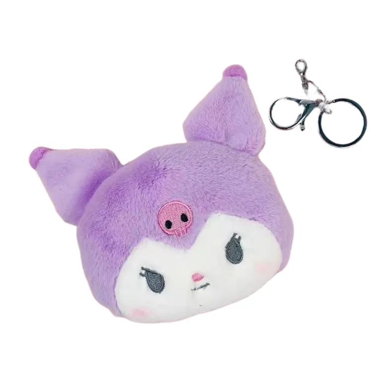 Xrh Groothandel Anime Cartoon Sanrio Kuromi Melodie Cinnamorol Pluche Portemonnee Portemonnee Portemonnee Portemonnee