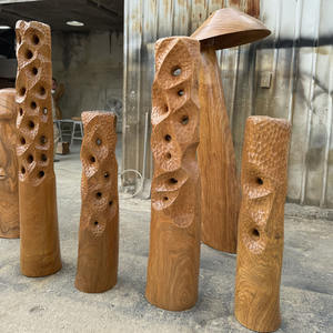 Scultura in Legno Astratta Moderna Personalizzata per <span class=keywords><strong>Giardino</strong></span> Grande Opera d'Arte Decorativa <span class=keywords><strong>da</strong></span> Esterno - Product Image 6