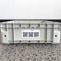 Pour catégories spécifiques uniquement, boîte de rangement en PP écologique, boîte solide empilable, caisse en plastique emboîtable, transport de marchandises