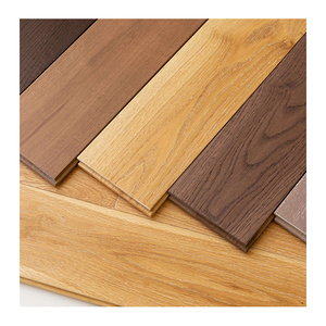 Plancher de bois dur solide de chêne Plancher de bois d'intérieur moderne blanc - Product Image 1